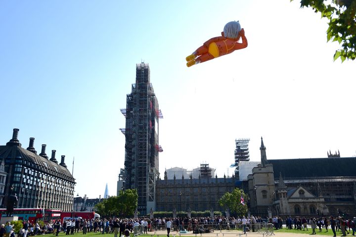 The Mayor was relaxed about the blimp saying earlier this week that people were 'welcome' to watch it