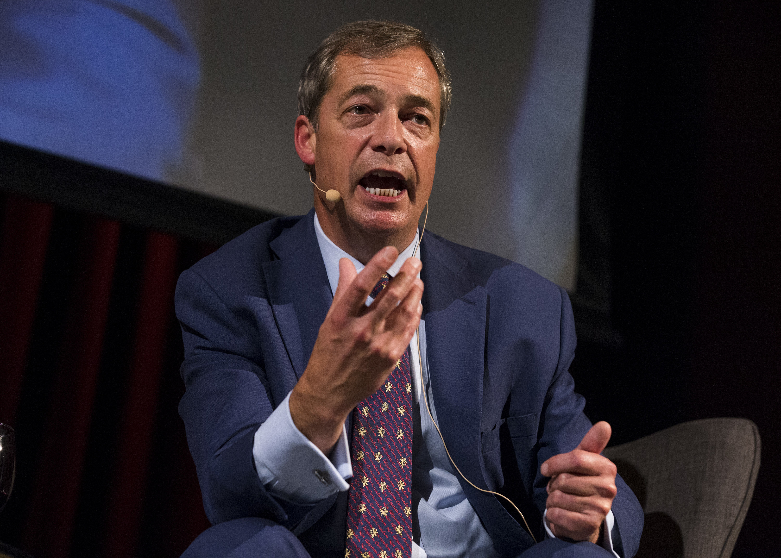 Nigel Farage Fans Heckled By Protesters Outside First Night Of ...