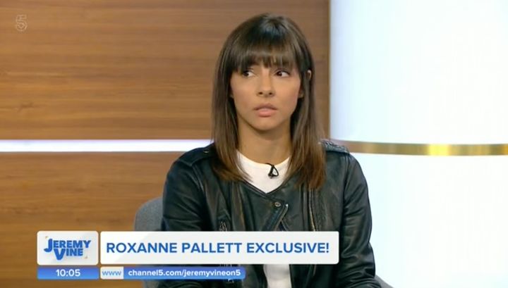 Roxanne Pallett gave her first interview on Jeremy Vine's new Channel 5 show