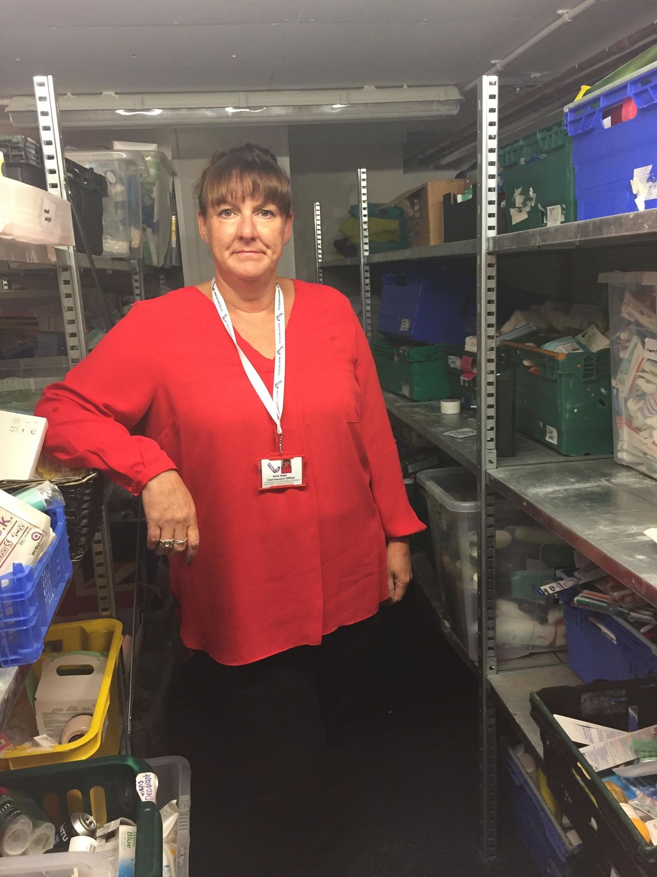 Jane Hugo of Streetlife in the charity's foodbank. Demand for their services is exploding.