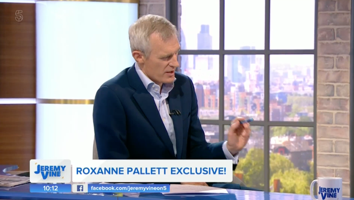 Jeremy Vine on the first episode of his Channel 5 show