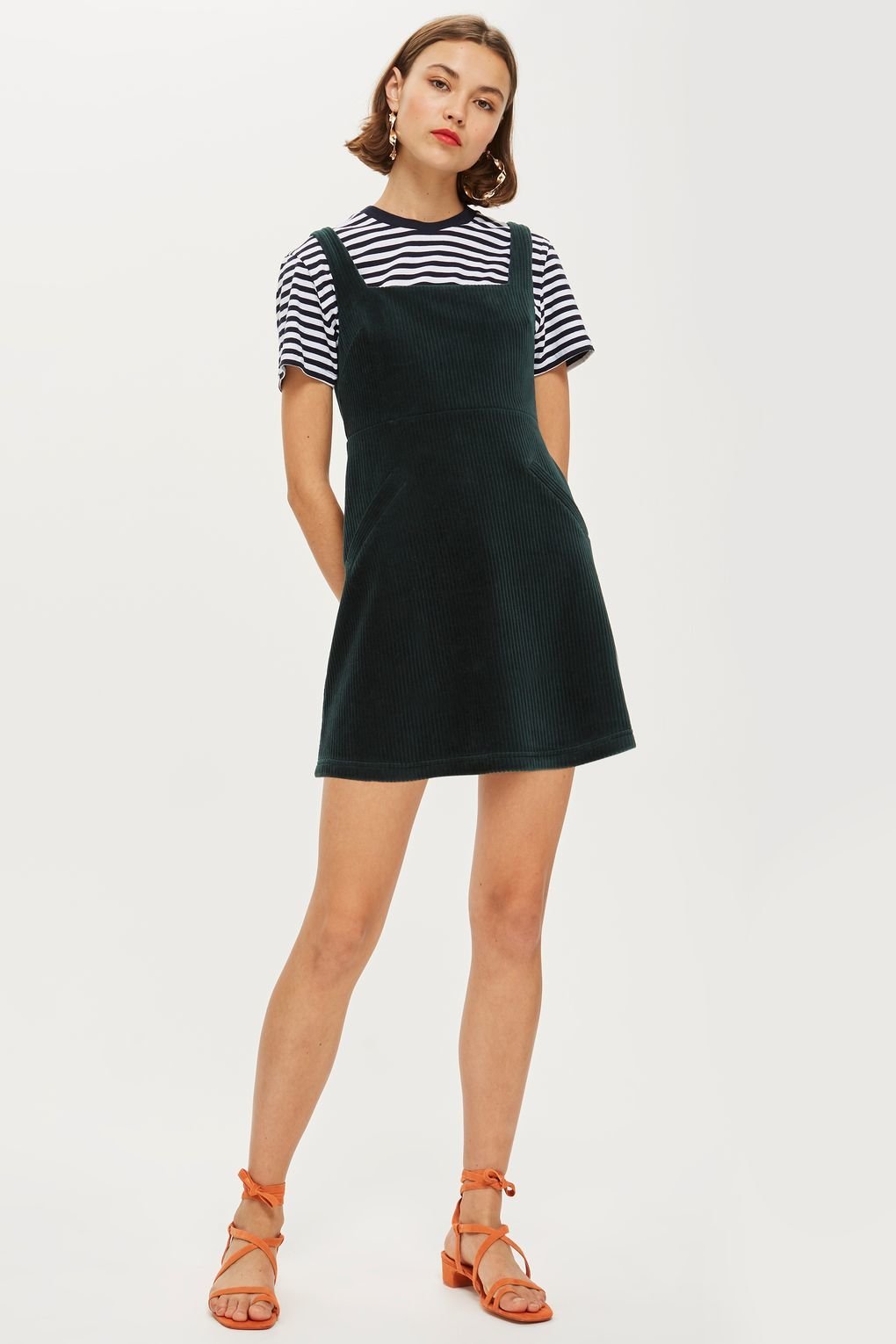 tops to go under pinafore dress