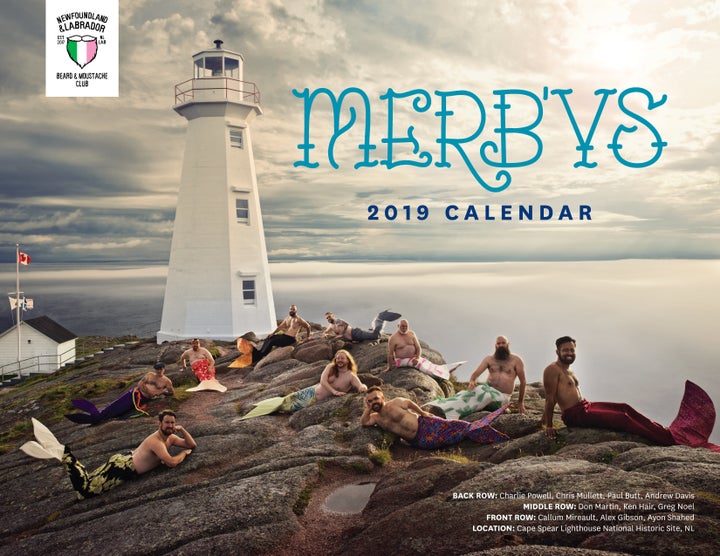 This Dudeoir Calendar Of Bearded Mermen Is So Flippin' Fun HuffPost Life