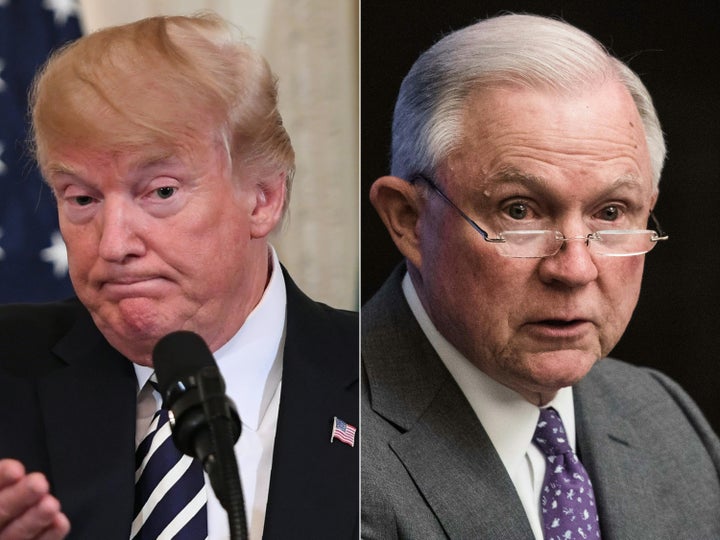 President Donald Trump has kept up a steady barrage of complaints against Attorney General Jeff Sessions.