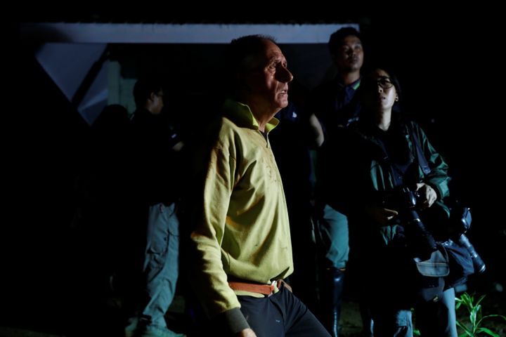 British caver Vernon Unsworth, pictured here participating in the rescue operation at Thailand's Tham Luang cave complex in June, said this week that he'll be moving forward with his lawsuit against Elon Musk. 