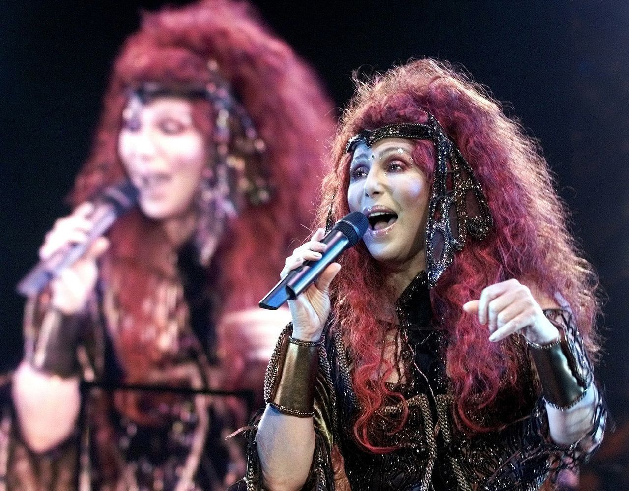 Cher on her Do You Believe? tour in October 1999.