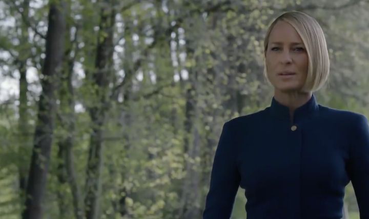 Robin Wright as Claire Underwood in the new series of 'House Of Cards'