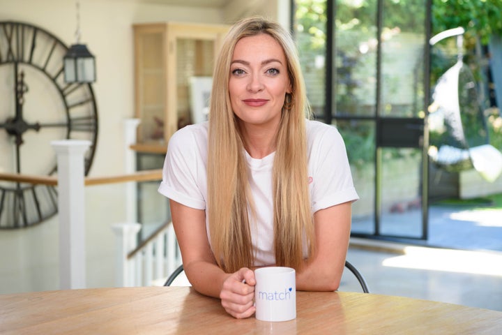 Cherry Healey at home.