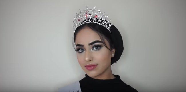 Sara Iftekhar is a 20-year-old from Huddersfield who competed in the Miss England finals.