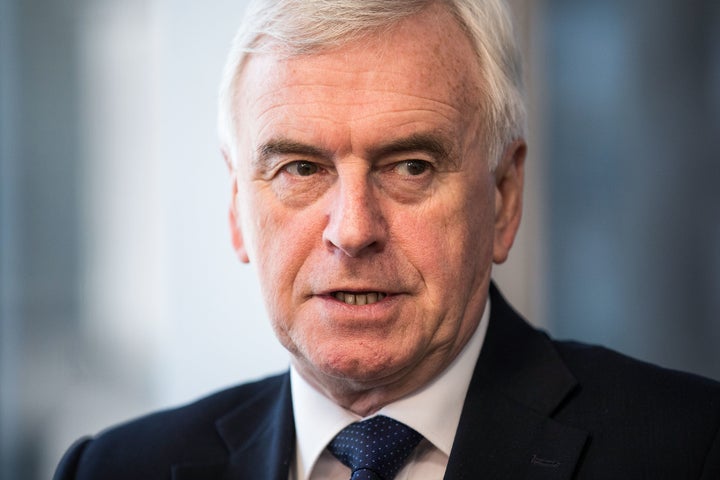 Shadow Chancellor John McDonnell