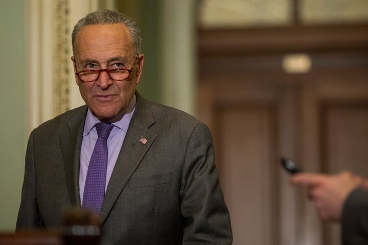 Progressive groups want Senate Minority Leader Chuck Schumer (D-N.Y.) to play hardball with President Donald Trump's Supreme Court nominee, Brett Kavanaugh.