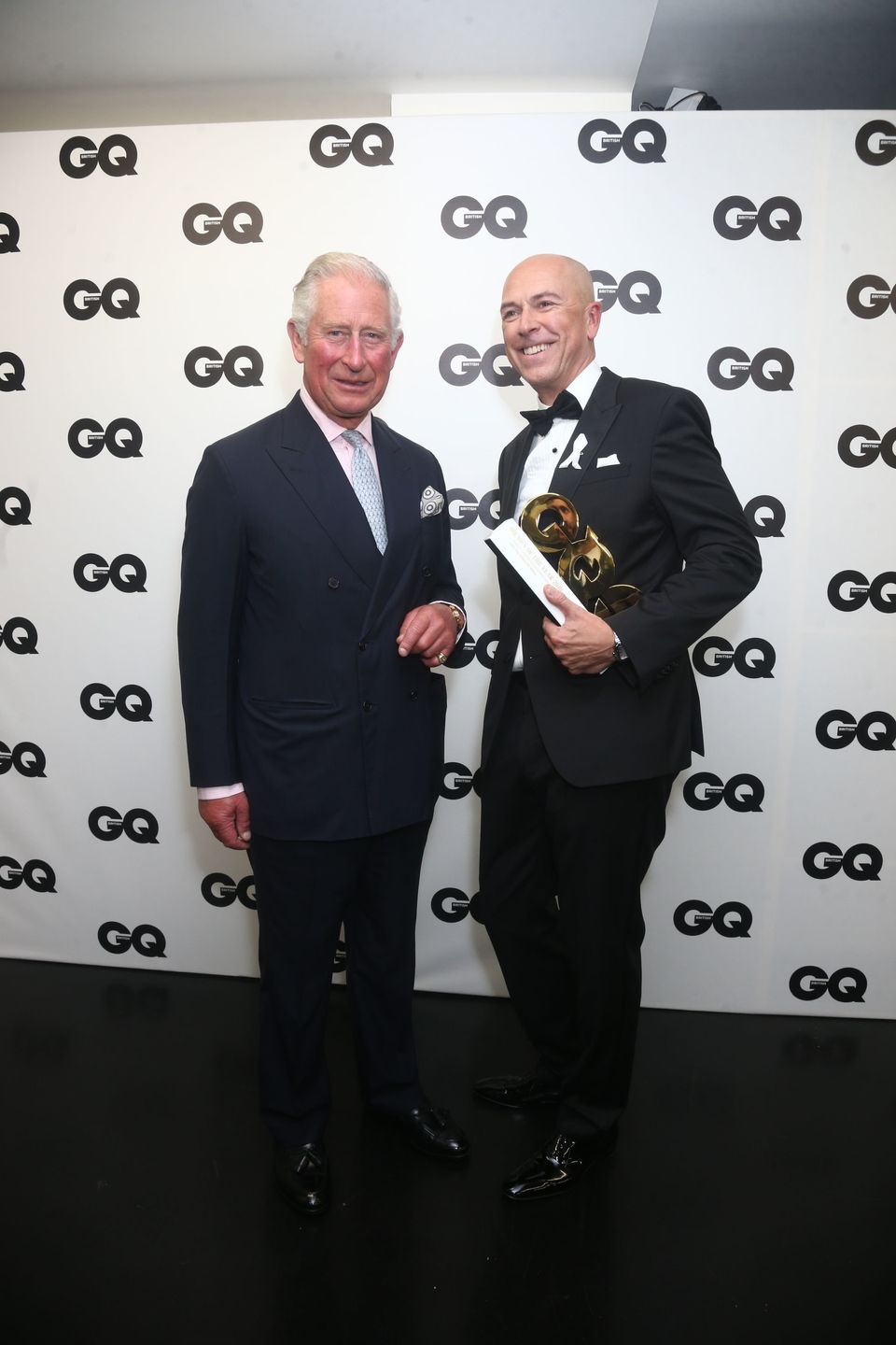 Prince Charles and GQ editor Dylan Jones