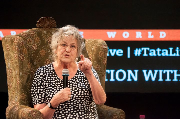 Germaine Greer at a 2015 literature festival