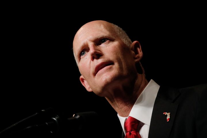 Gov. Rick Scott (R) changed the rules in Florida to make it more difficult for felons to get their voting rights back. He is running for a U.S. Senate seat this fall.