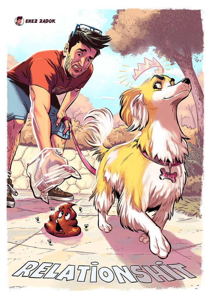 Cleaning up poop is the human's earthly calling, right? 