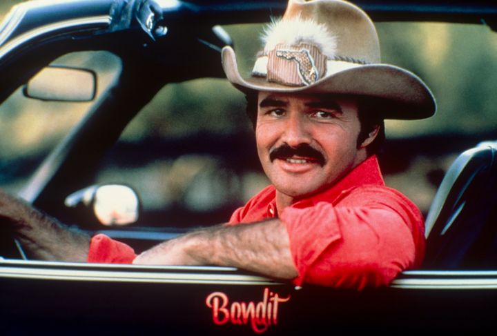 Burt Reynolds in the car from Smoky and the Bandit.