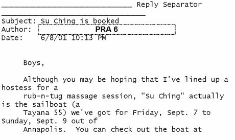 Kavanaugh's friend jokes about a boat named "Su Ching."