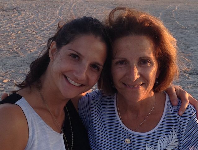 Rachel Nusbaum with her mother in 2016