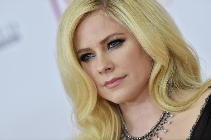 Avril Lavigne arrives at the Race to Erase MS Gala at in Beverly Hills in April. She announced on her website that she’