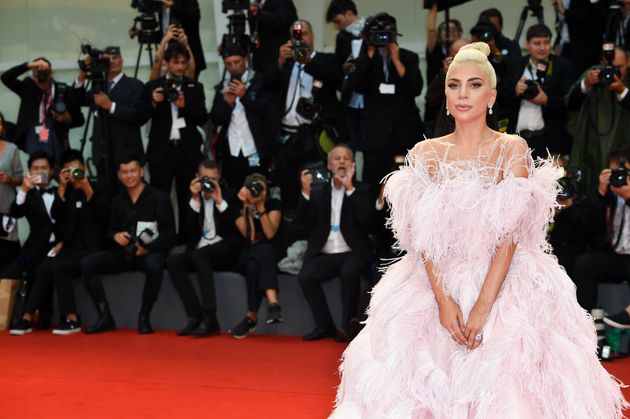 Lady Gaga at the premiere for 'A Star Is Born'