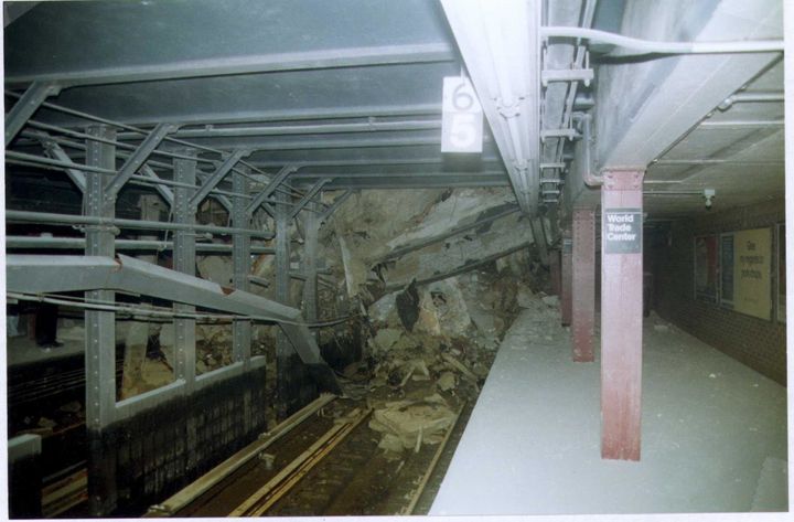 The World Trade Center station was largely destroyed during the 9/11 attack in 2001. On Saturday it reopened for the first time.
