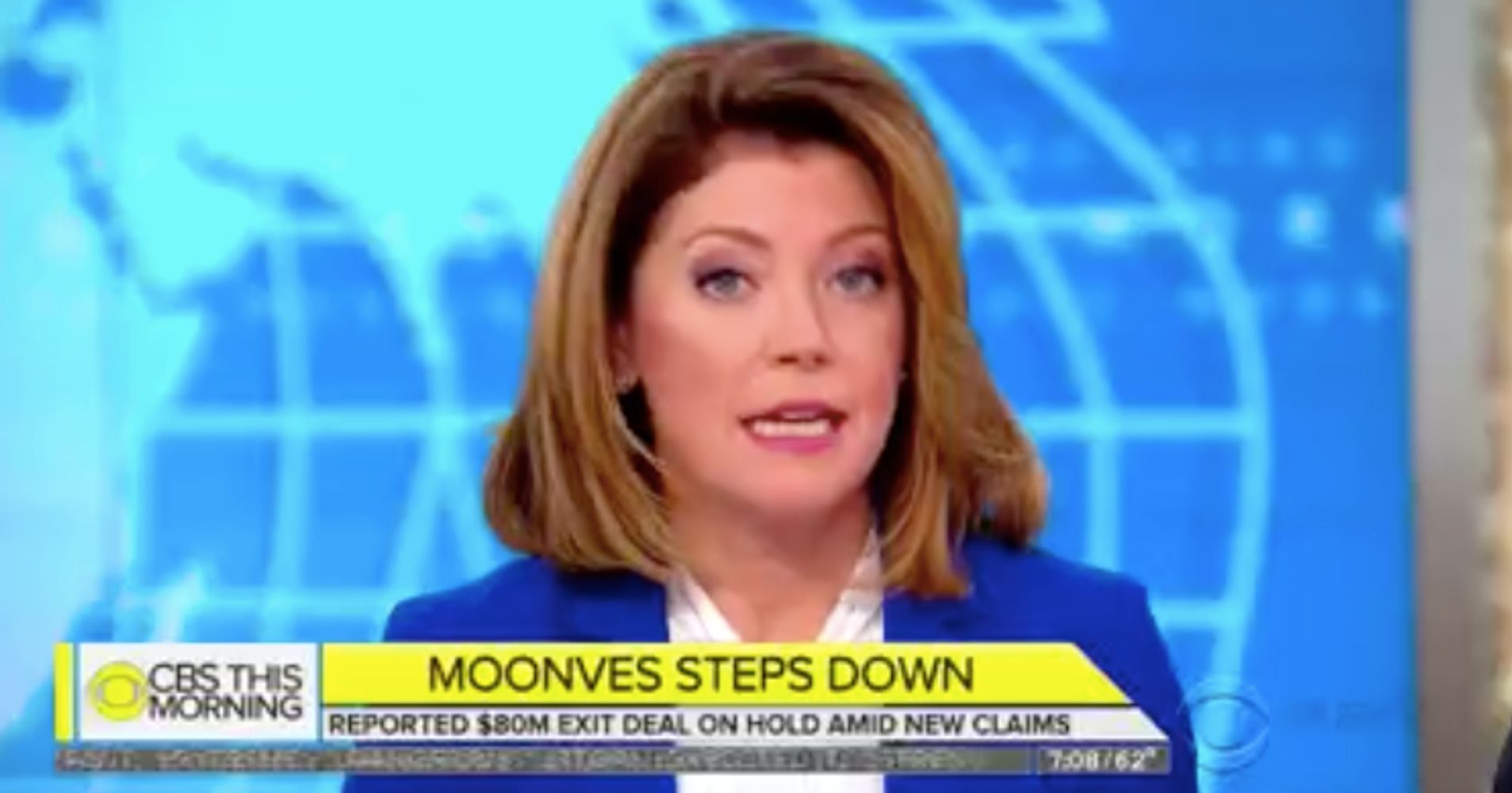 Cbs This Morning Host Norah Odonnell Addresses Les Moonves Resignation Huffpost