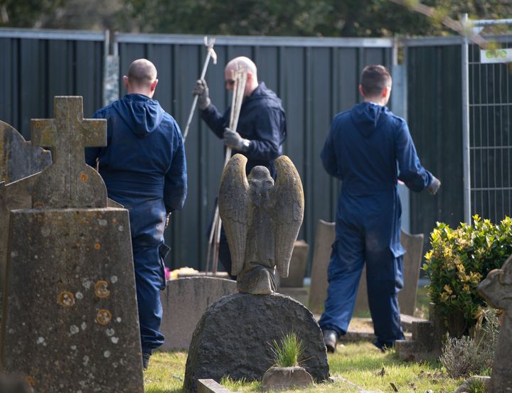 Police excavated part of the churchyard in 2013 but no sign of Lee was found 