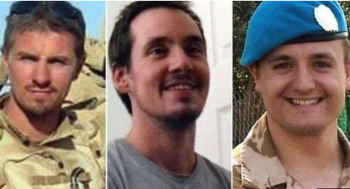 Corporal James Dunsby Lance, Corporal Edward Maher and Lance Corporal Craig Roberts died in July 2013