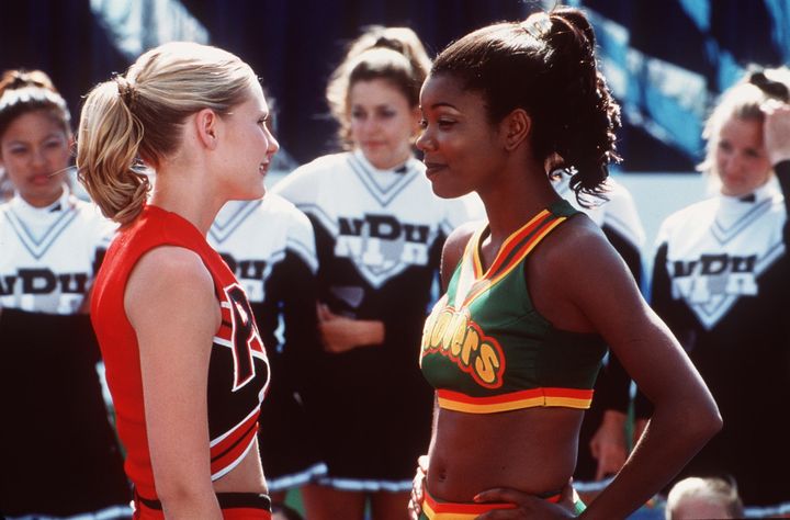 Kirsten Dunst And Gabrielle Union in “Bring It On,” originally called “Cheer Fever.”