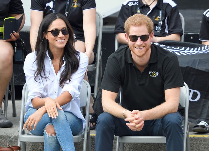 Meghan Markle and Prince Harry at the 2017 Invictus Games in Toronto. The couple is headed down for this year