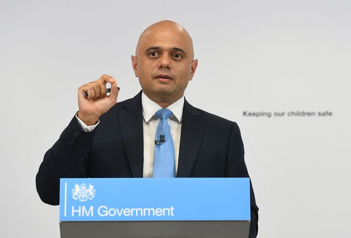 Home secretary Sajid Javid has pledged to give police forces more money 