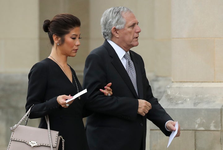 Julie Chen and Les Moonves.