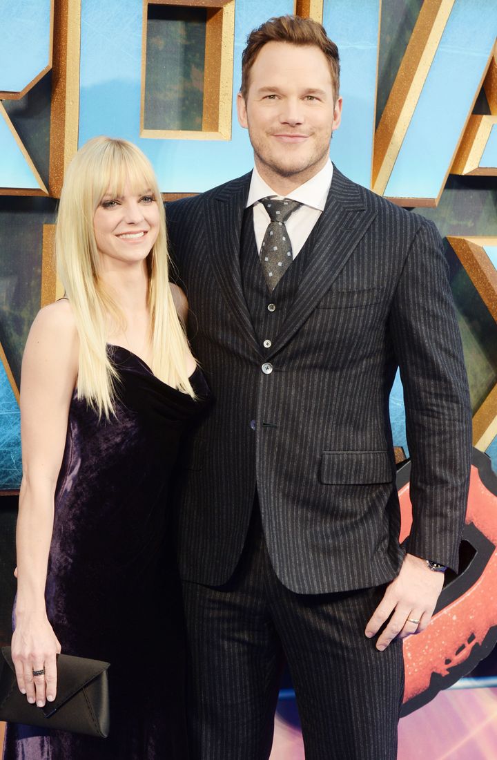 Chris Pratt and Anna Faris pictured during their last public appearance as a couple. 