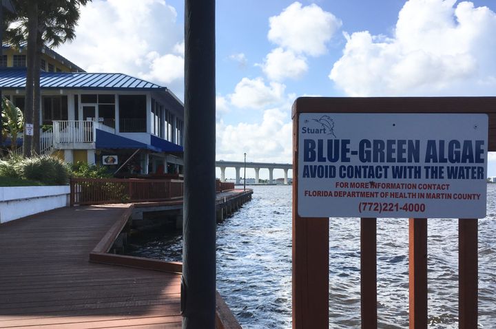 Stuart Florida's downtown. Two years ago, the town celebrated being named the Happiest Seaside Town in America by Coastal Living magazine. Now, it must warn residents and visitors to stay out of the water.