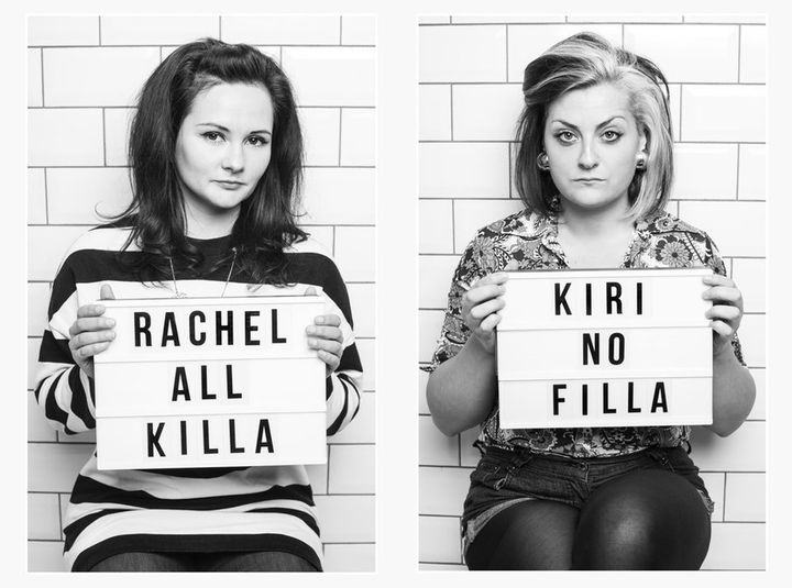 Rachel Fairburn (left) with her All Killa No Filla podcast host Kiri Pritchard-McLean