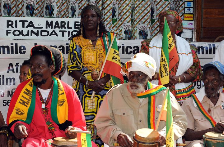 Many devout followers of Rastafarianism wear the colours in their daily lives.
