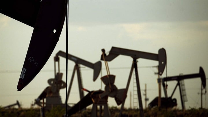 <p>Oil pumps near Lovington, New Mexico. An energy boom in Southwestern states may be feeding a national surge in economic activity. </p>