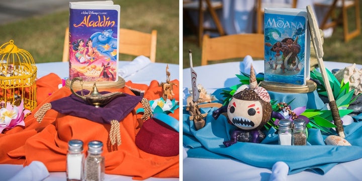 Some of the centerpieces.