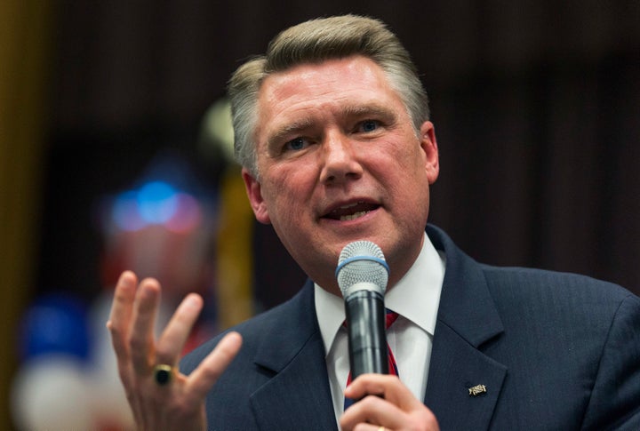 Mark Harris' campaign added dozens of new spots on the Weather Channel to his ad buy.