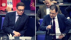 AfD verbreitet im Bundestag Verschwörungstheorien – die Antwort eines Grünen ist