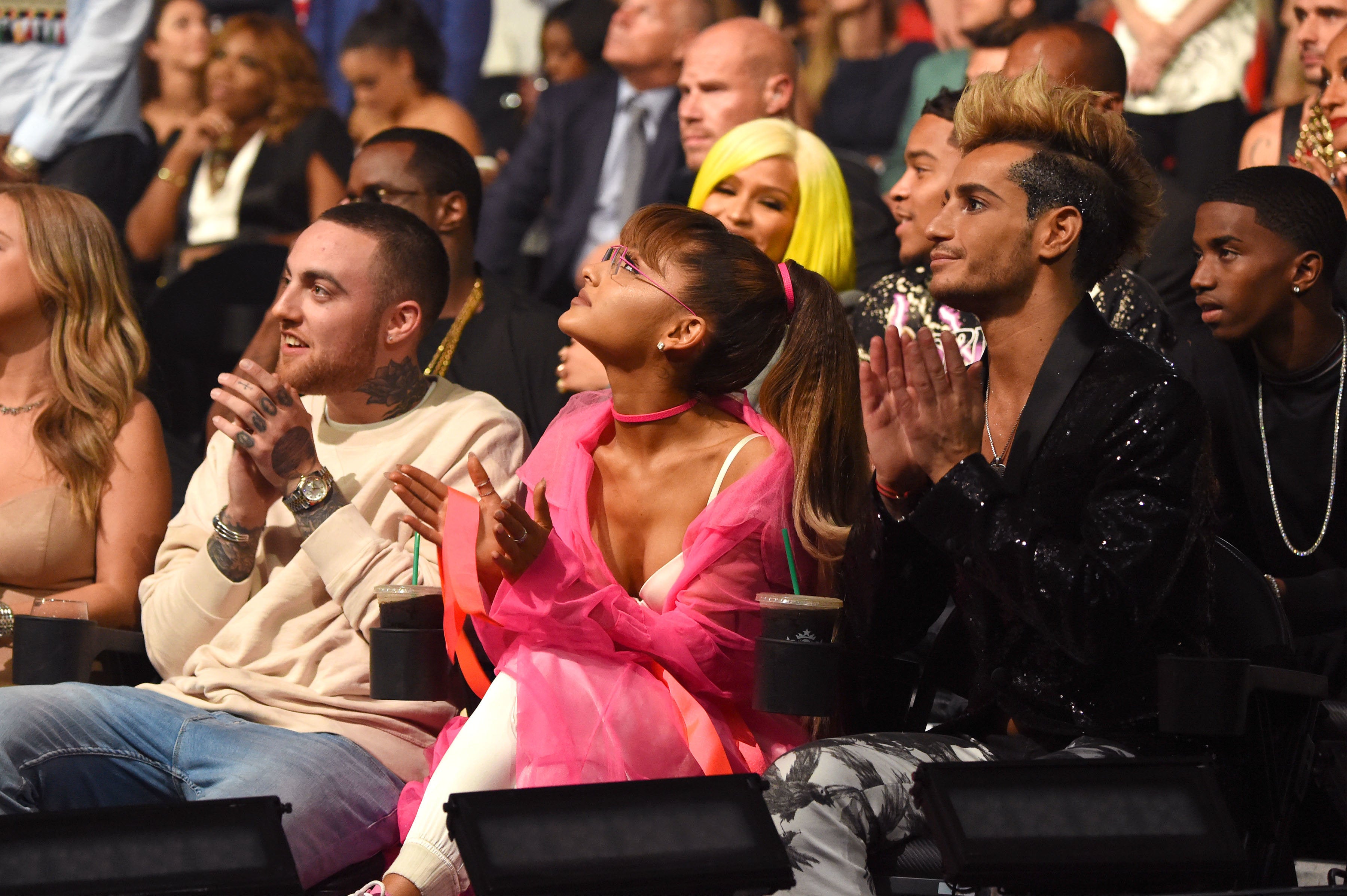 how long have ariana grande and mac miller been dating for?