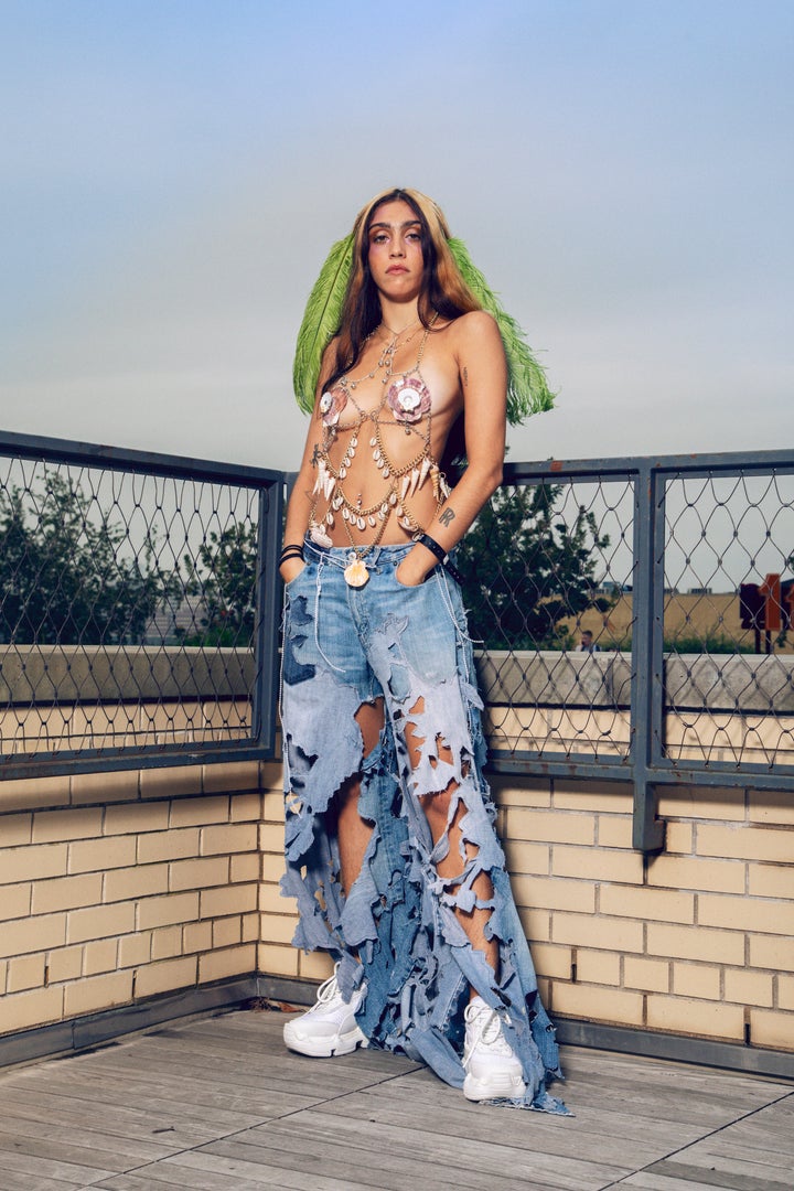 Lourdes Leon striking a pose in her Gypsy Sport look.