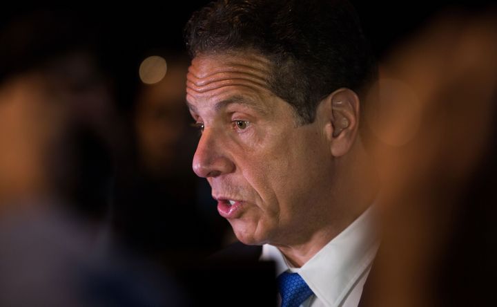 Gov. Andrew Cuomo easily won the Democratic primary on Thursday night.