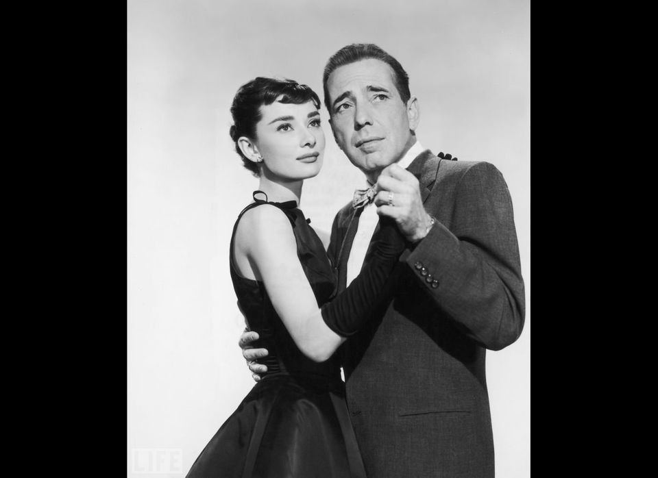 Hepburn with Humphrey Bogart in 1954's "Sabrina" 