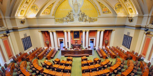 Senate Chambers Minneapolis Minnesota State Capitol Capital Building.