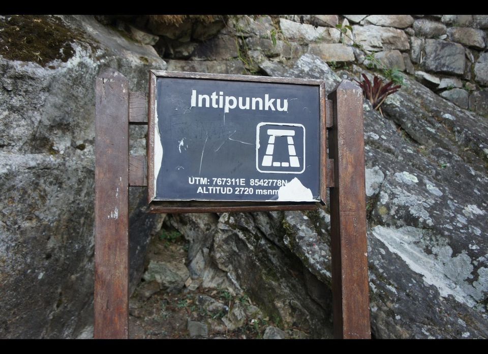 Intipunku; entrance to Machu Picchu