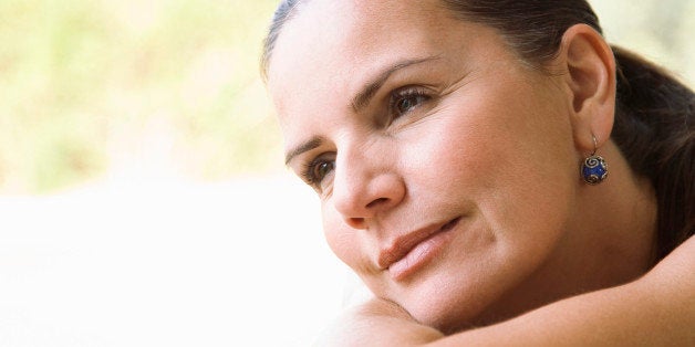 Portrait of thoughtful woman