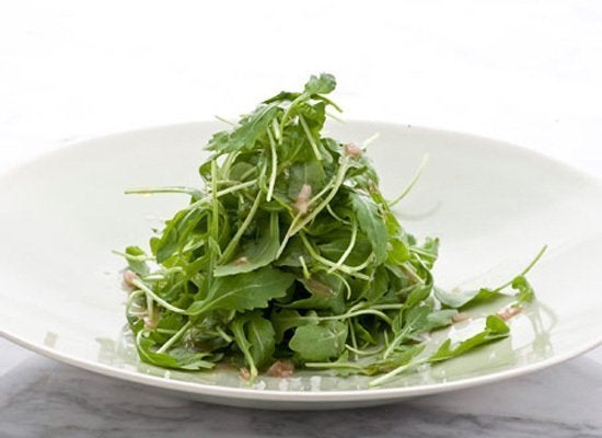 Arugula Salad With Balsamic And Toasted Hazelnuts 