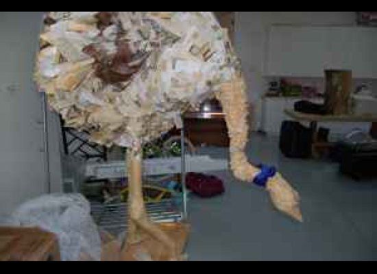 Ostrich Sculpture 