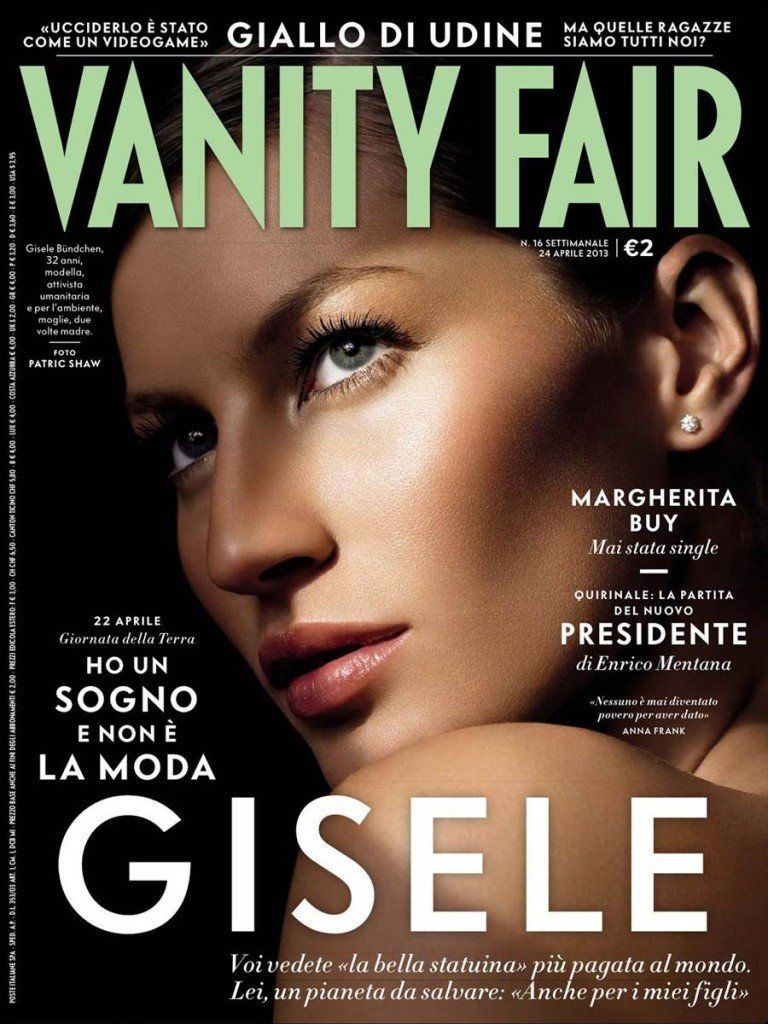 Gisele Bündchen Covers Vanity Fair April 2023 Issue - DSCENE